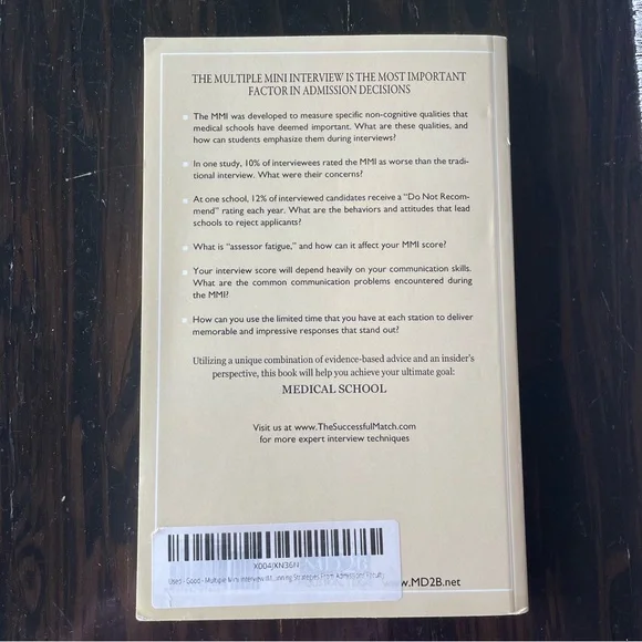 Multiple Mini Interview (MMI) Book - Picture 3 of 3